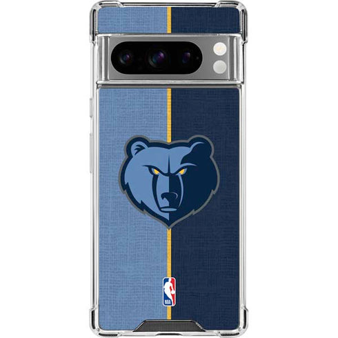 NBA Memphis Grizzlies Canvas Google Pixel 8 Pro Clear Case